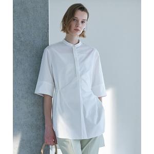 uvカット ブラウス シャツ ヴィンテージスパンブロード デザインブラウス レディース