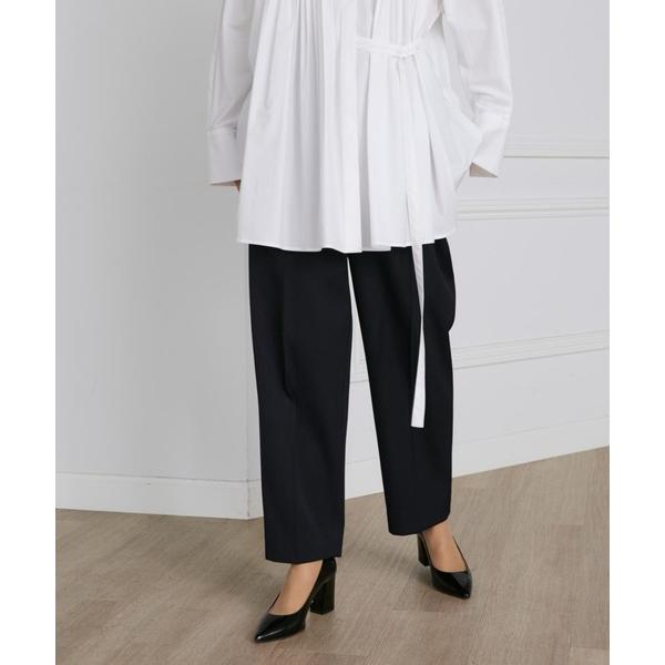 パンツ Light Bucatini Wcross ダブルタックパンツ「la veille by S...