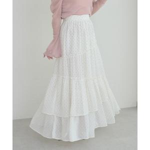 スカート tiered long skirt / ティアードロングスカート