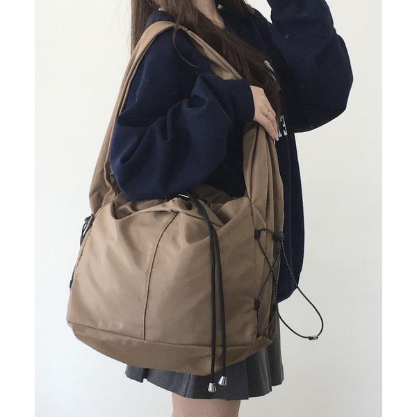 ショルダーバッグ バッグ ドローストリング ナイロン ワンショルダーバッグ レディース