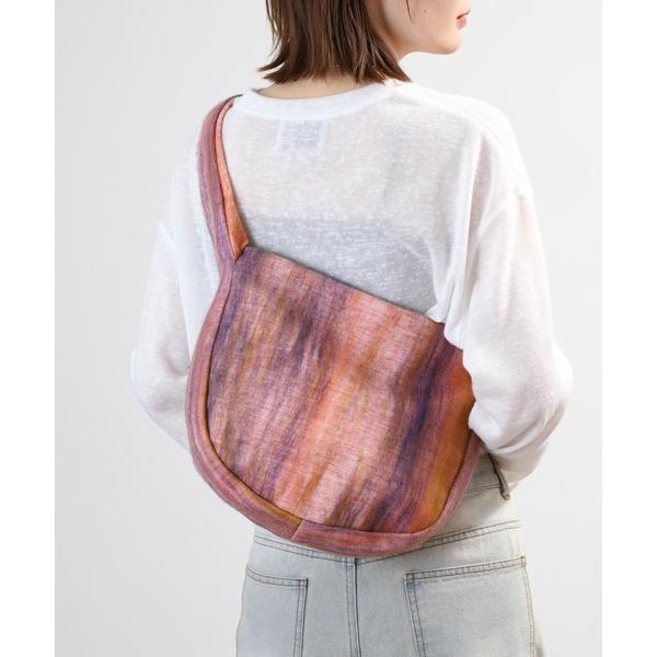 ショルダーバッグ バッグ グラデーションボーダー柄ショルダーバッグ レディース