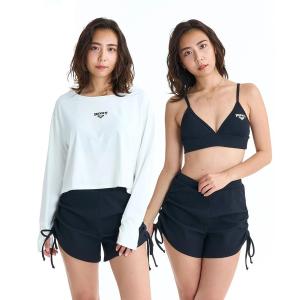 水着 ROXY/ロキシー 水着 3点セット ビキニ 長袖ラッシュガード BLUE DRIFT RSW261002 レディース