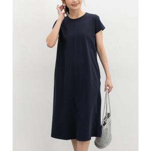 ワンピース 夏 半袖 「ＵＶカット」こだわり綿Ｔシャツワンピ