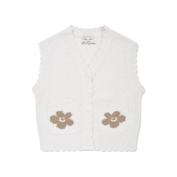 ベスト ジレ WOMEN'S V-NECK OPEN VEST レディース