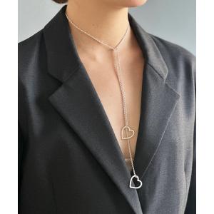 ネックレス 「SASKIA DIEZ/サスキア ディツ」HEARTS NECKLACE SILVER レディース