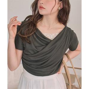 tシャツ 半袖 オフショルダーハーフスリーブレー...の商品画像