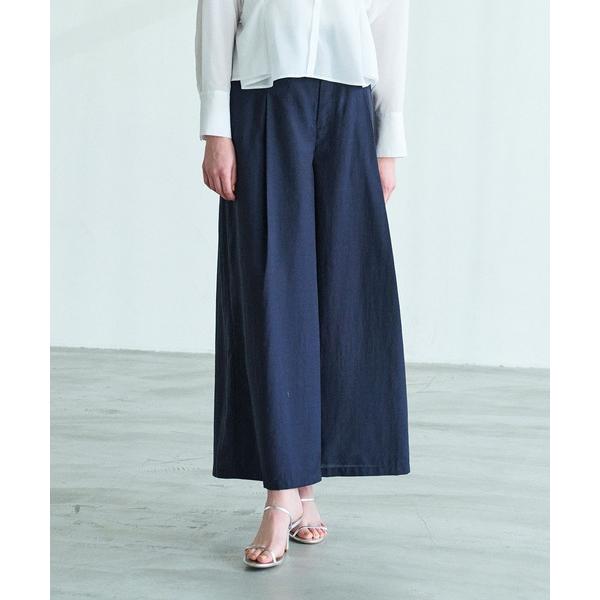 スラックス パンツ ブライトローン撥水フレアパンツ「AIRY MOTION」 レディース