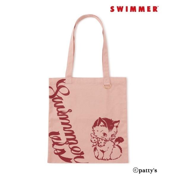 トートバッグ 「SWIMMER×VIS」モチーフプリントトートバッグ/A4対応 レディース