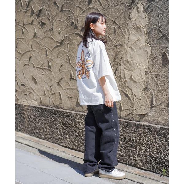 tシャツ ATELANE / リラックスフィット プリント刺繍 クルーネック Tシャツ /アソート ...