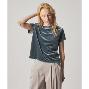 美品　Steven Alan スティーブンアラン フリル Tシャツ　ネイビー STEVEN ALAN（スティーブンアラン） tシャツ 半袖 「Steven Alan