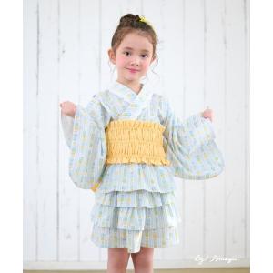 浴衣 「想馬まゆ×coeur a coeur」浴衣ドレス キッズ 子供 女の子