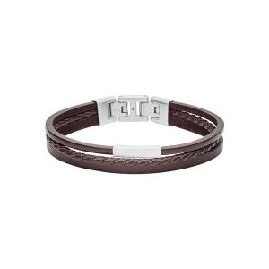 ブレスレット フォッシル アクセサリー メンズ ブレスレット ブラウン JF03323040 メンズ