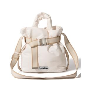 トートバッグ 「OUTDOOR PRODUCTS / アウトドアプロダクツ」2way Belt Tote 巾着型 ベルトデザイン トートバッグ