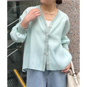 ブラウス シャツ 「軽やか/程よい抜け感」シアーシャツカーディガン レディース
