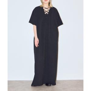 ワンピース LACE UP DRESS：ワンピース