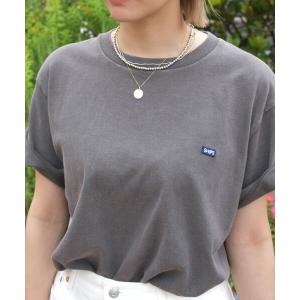 tシャツ 「WEB限定」SHIPS: マイクロ ワッペン フェード Tシャツ メンズ レディース