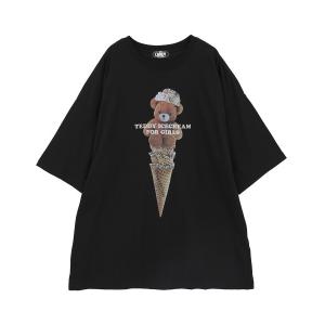 tシャツ TEDDY ICE CREAM BIG BIG Tシャツ レディース メンズ