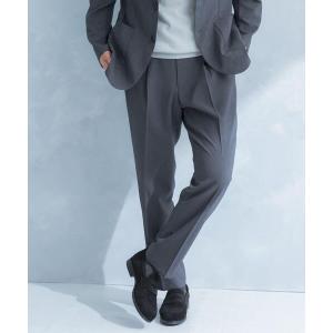 セレモニースーツ スラックス LIFE STYLE TAILOR　リネンライクコンフォータブル1タックパンツ メンズ｜ZOZOTOWN Yahoo!店