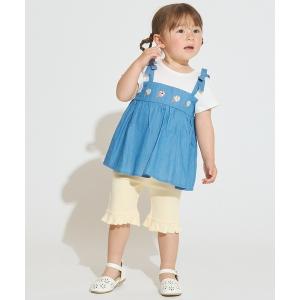 パンツ 7分丈フリルフライスパンツ キッズ 子供服 女の子