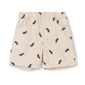 ハーフパンツ パンツ 短パン 刺しゅう柄ハーフパ...の商品画像