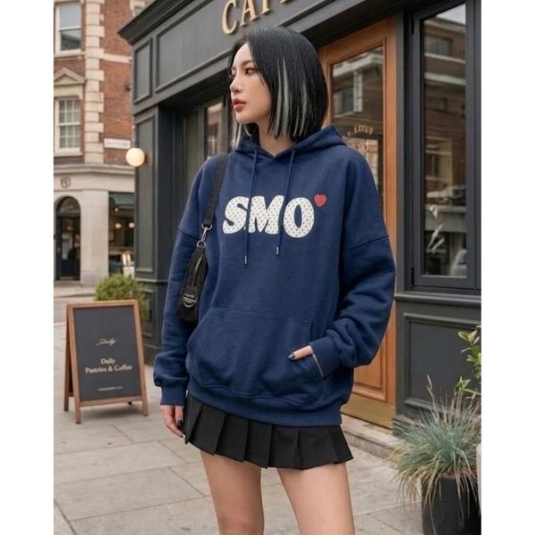 パーカー SMOドットロゴパーカー レディース