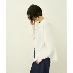 パーカー 「日傘より、自由」ひんやりバックデザインパーカー レディース