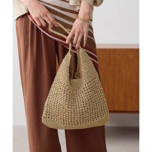 トートバッグ 「cache cache(カシュカシュ)」メタリックコード編みトート/646444 レディース