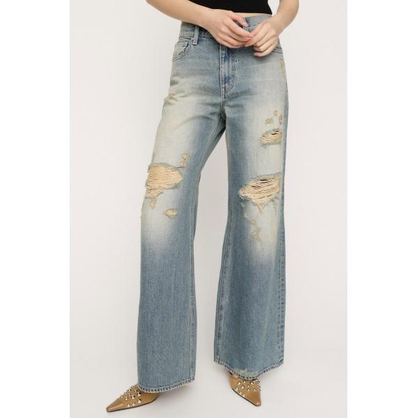 ジーンズ デニム デニムパンツ DAMAGE J/W FLARE PT-C ダメージジャストウエスト...