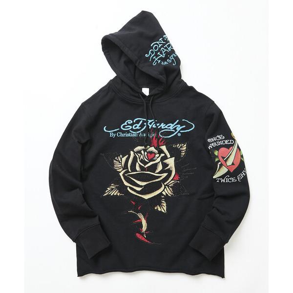 パーカー 限定展開 Ed Hardy/エドハーディ ED HARDY ROSE R- STONE H...