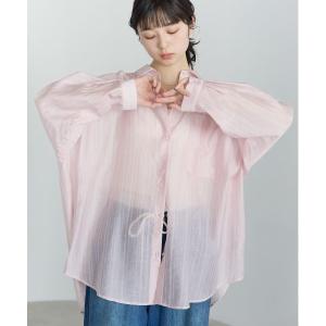 ブラウス シャツ 「ZOZO先行販売」オーバーサイズシアーシャツ レディース