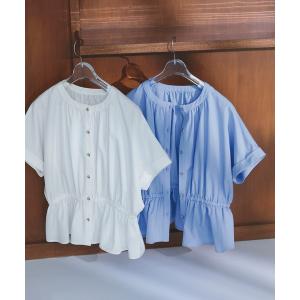ブラウス シャツ 「ちょうど、いい服」きゅっとふわっと。全部盛りブラウス レディース
