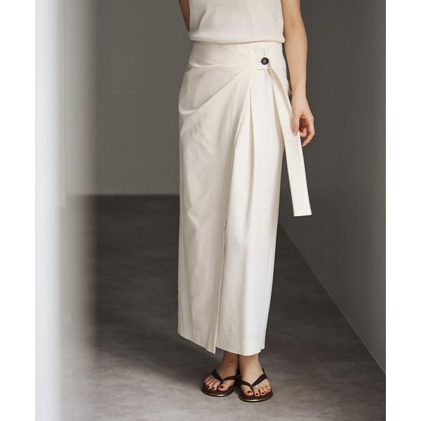 スカート フィブリルツイルパレオラップスカート