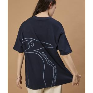 tシャツ CHUMS/チャムス 限定展開 CHUMS×FREAK'S STORE 別注 ビッグブービーバード バックプリント クルーネックTシャツ