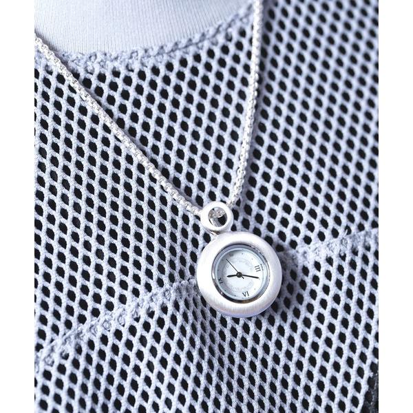 ネックレス an meets zakka マット研磨アナログウォッチネックレス レディース メンズ