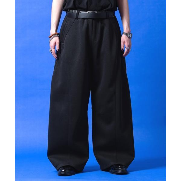 スウェットパンツ ジャージ a.p.o.v. バルーンスーパーワイド立体カッティングネオプレーンスウ...