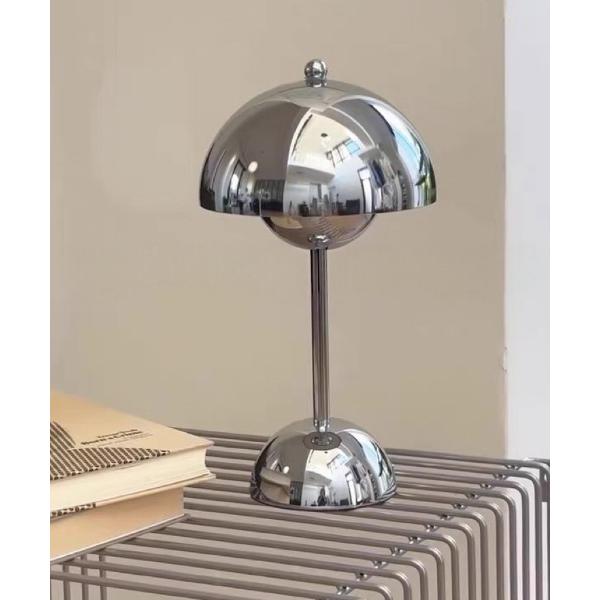 照明 Metallic mushroom table lamp