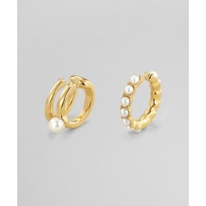 イヤリング PEARL_イヤーカフ セット レディース