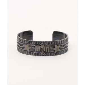 バングル 「Indian Jewelry/インディアンジュエリー」サンシャインリーブス 0.8インチバングル w/ブラックロジウムコーディング