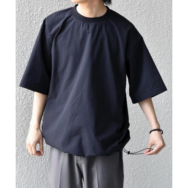 tシャツ SHIPS any:「撥水/軽量/ストレッチ」SOLOTEX(R)  シアサッカー スピン...