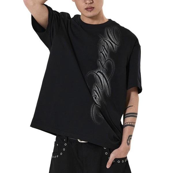 tシャツ 「OY/オーワイ」NOISELINE SCRIPT TEE/ノイズラインスクリプトTシャツ...