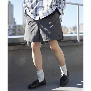 ワイドパンツ ハーフパンツ パンツ 短パン Firsthand/ファーストハンド ナイロン ミディアムレングス バギーショーツ メンズ