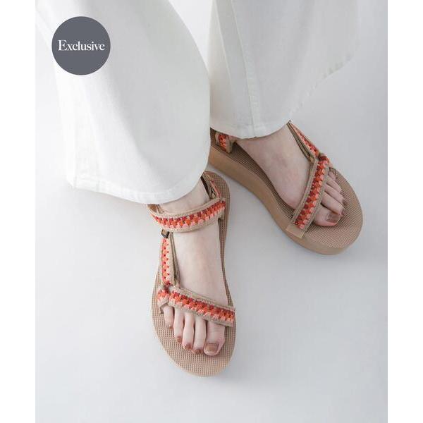 サンダル 「WEB限定」Teva　EXCLUSIVE フラットフォーム ユニバーサル テッセラ レデ...