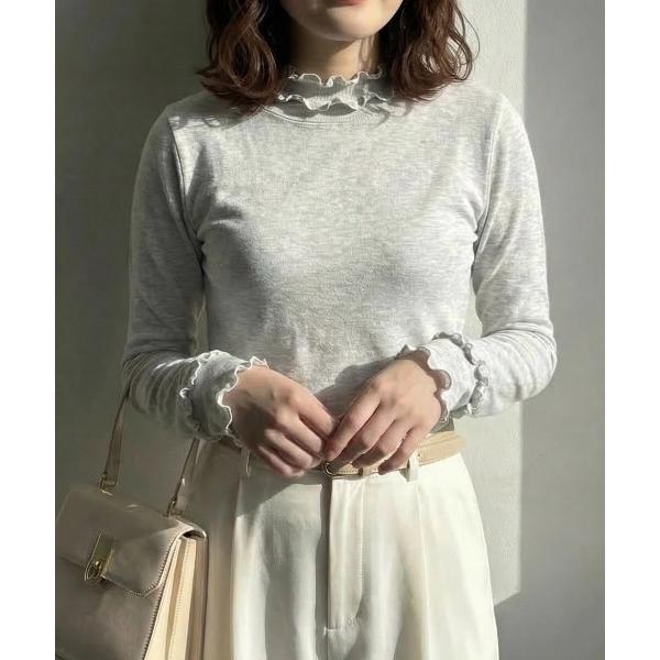 ジャケット テーラードジャケット カサネフリルロングTシャツ レディース