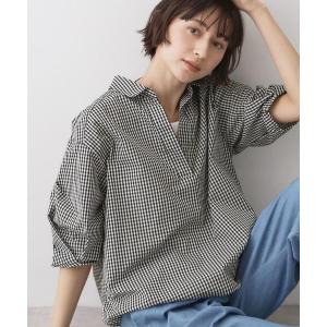 ブラウス シャツ 「洗える」スキッパーシャツブラウス レディース