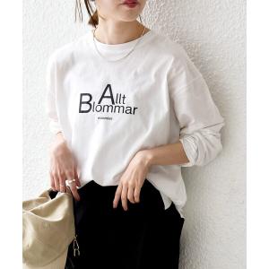 tシャツ 「SHIPS any別注」MONMIMI:「洗濯機可能」ロゴ プリント ロンTEE 26SS レディース