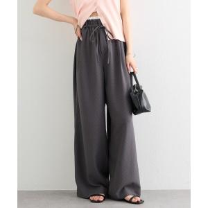 パンツ ラインストーンWベルトパンツ レディース