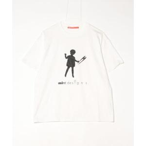 「mintdesigns」 長袖カットソー 5 ホワイト レディース