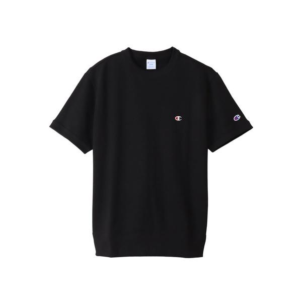 「Champion」 スウェットカットソー LARGE ブラック メンズ