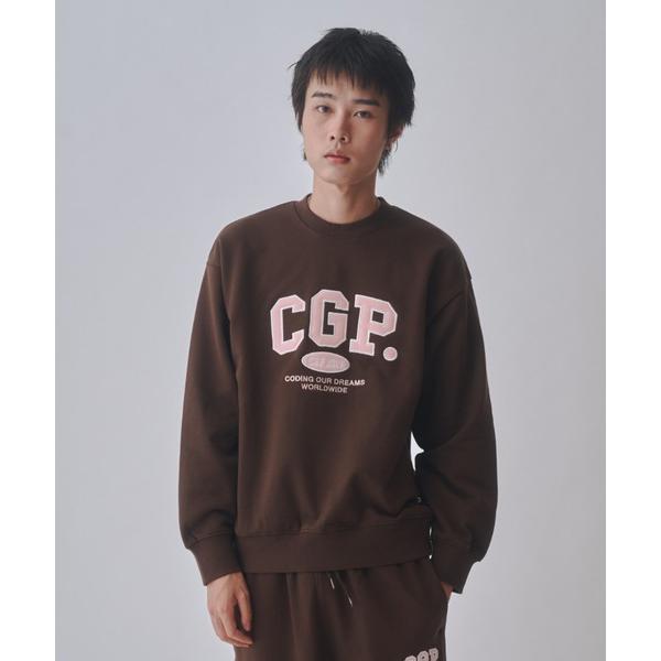 「codegraphy」 スウェットカットソー MEDIUM ブラウン メンズ