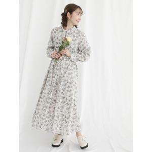 「Te chichi TERRASSE」 長袖ワンピース F ベージュ レディース